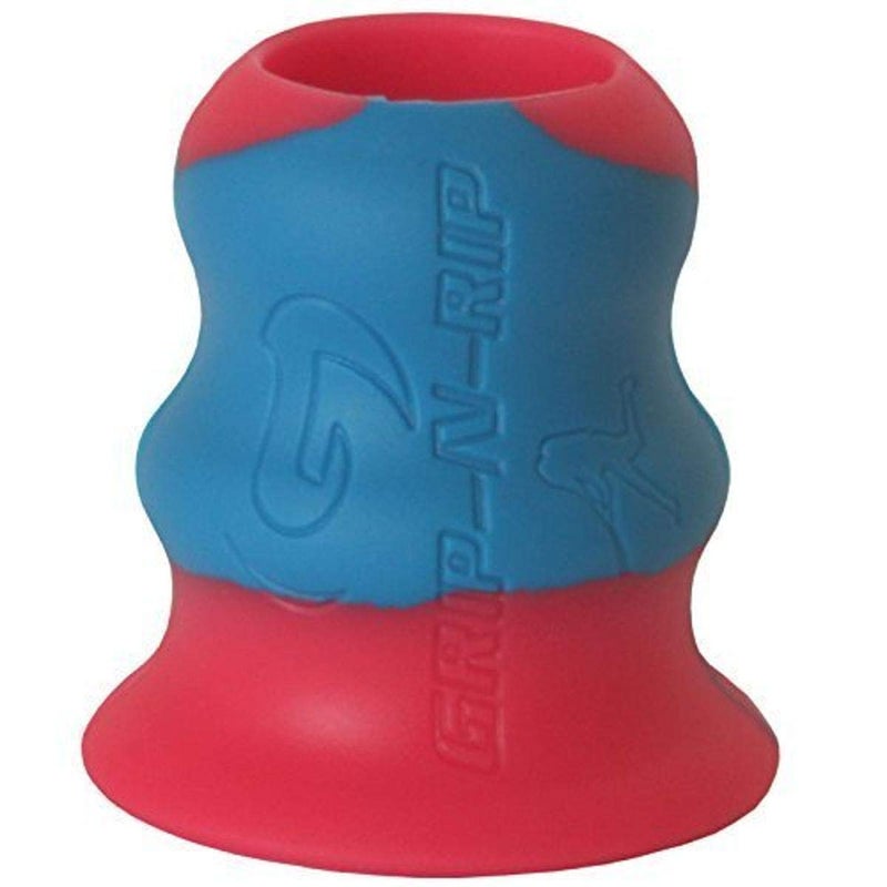 مقبض Grip-N-Rip II لمضرب الكرة اللينة، تصميم غير قابل للانزلاق، مقبض مريح لضمان قبضة آمنة، متين وطويل الأمد، سهل التركيب، يناسب معظم مضارب الكرة اللينة، الأفضل لراحة وأداء معزز (أزرق/وردي فاتح)